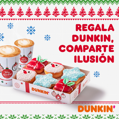 Endulza tu Navidad con Dunkin'