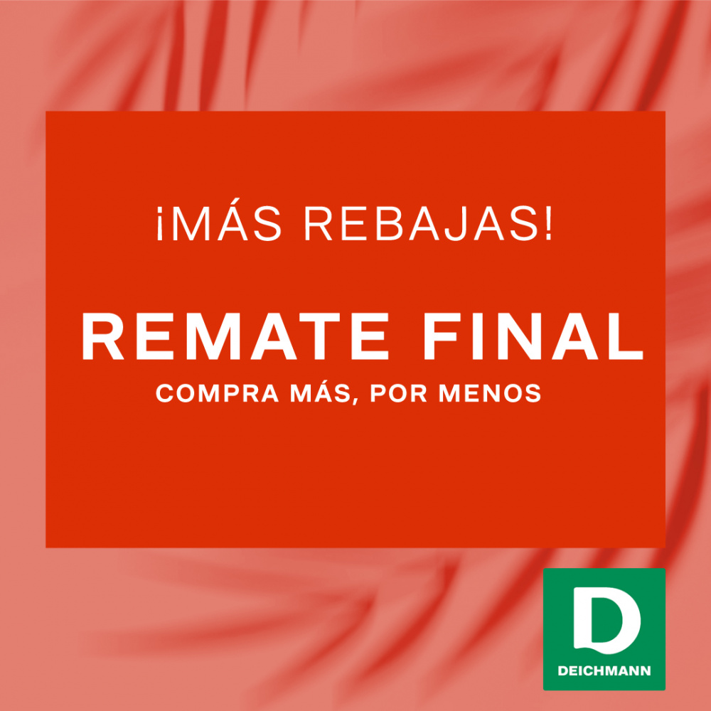 Remate Final de rebajas en Deichmann Calzados