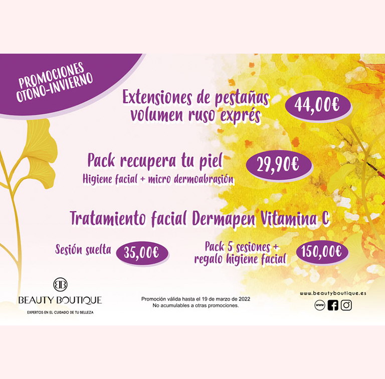 Promoción en Beauty Boutique