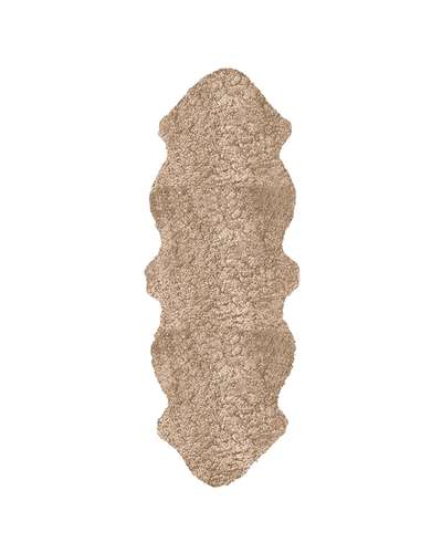 Saueskinn Curly beige