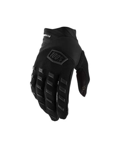 100%, AIRMATIC Handskar, BARN, M, SVART