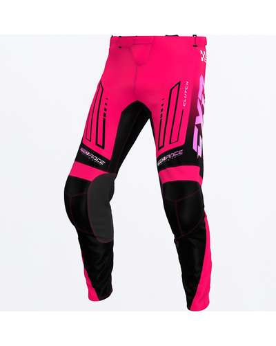 Kids clutch mx pant 26-razz/black/pink