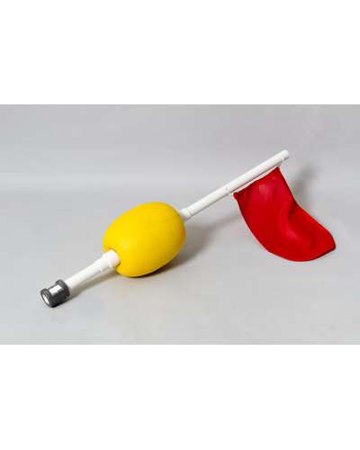 Norion bøyestang komplett m/flagg og blylodd. - 1