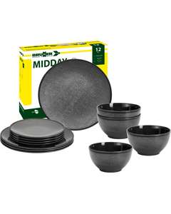 Melamin Midday COTTERY 12 delar Anti slip
