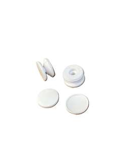 vita skruvtäckningar 2-Pack