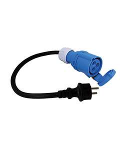 Adaptkabel Shuko hane > CEE hona 0.5m