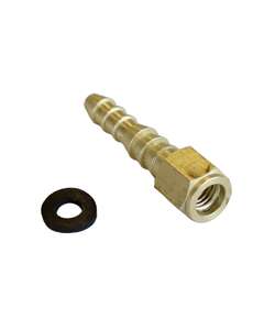 Gasolanslutning med skruvanslutning