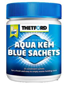 Aqua kem blue sachets 15-påsar