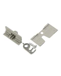 Dörrlås komplett grå