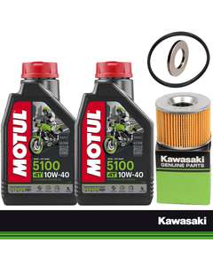 Kawasaki Servicekit | 2L Olja | Insatsfilter - 2