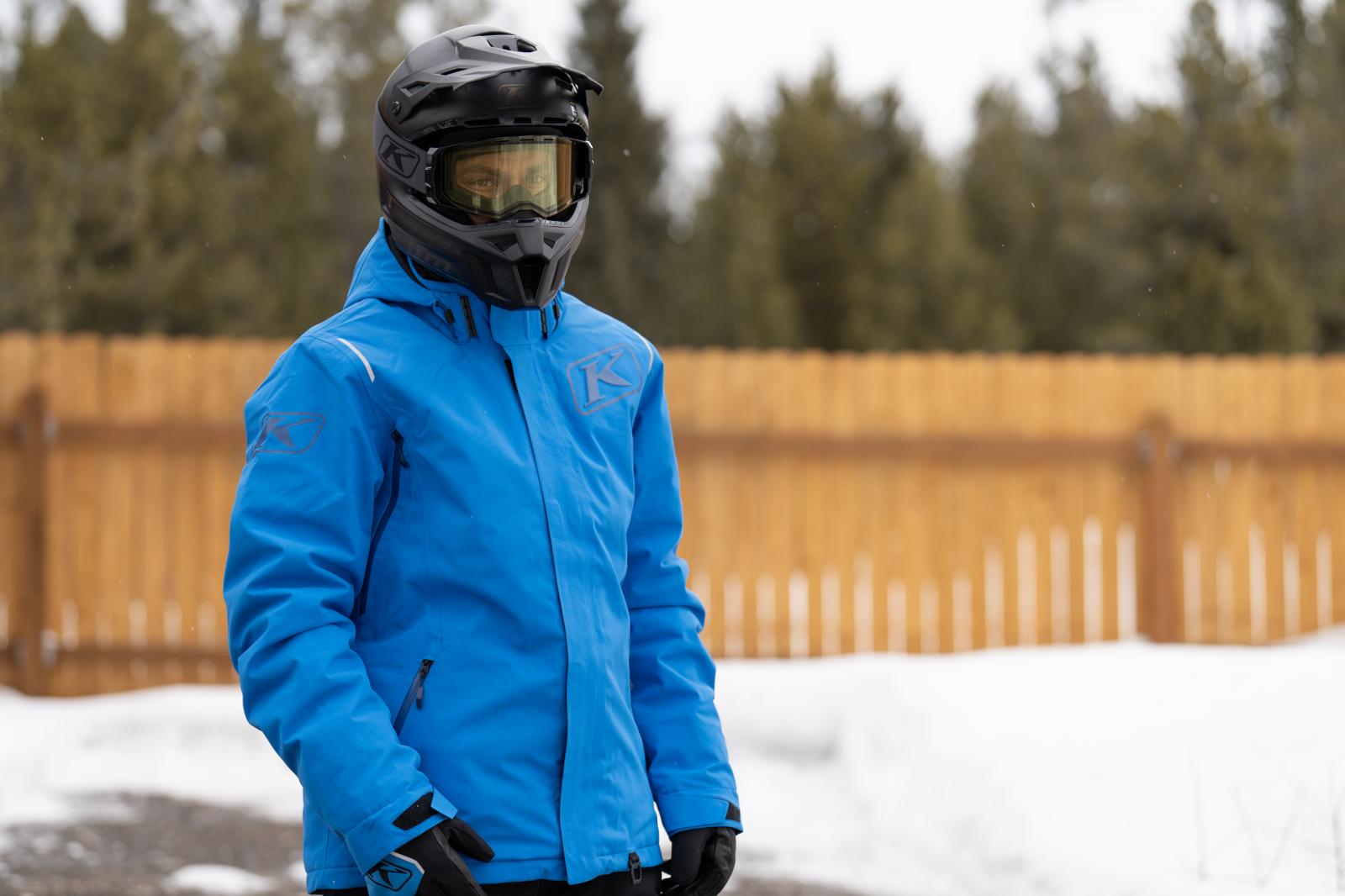 Klim Element Jacket Electric Blue Lemonade - Black