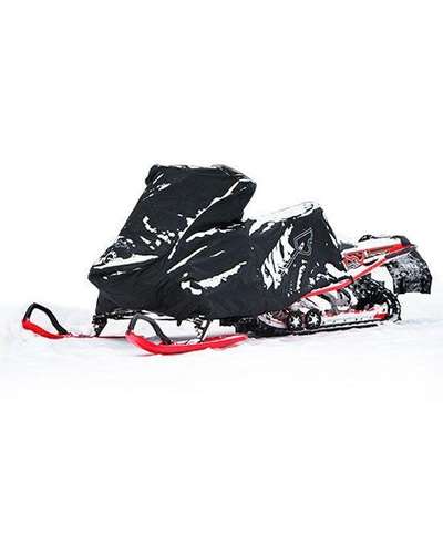 Sled cover for 1up seat vehicle