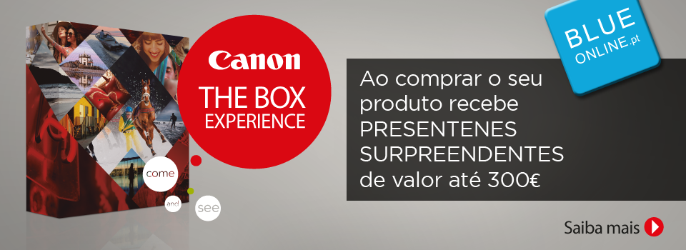 Campanha Canon THE BOX EXPERIENCE