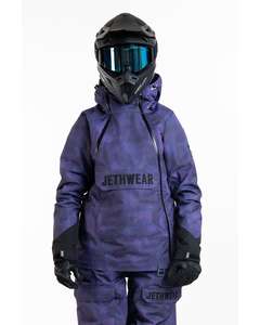 Jethwear skoterjacka - Flight anorak - Purple Tiedye