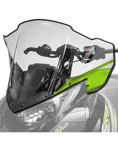 Arctic Cat Mid Clear Tinted Windshield - Medium Green 8639-077