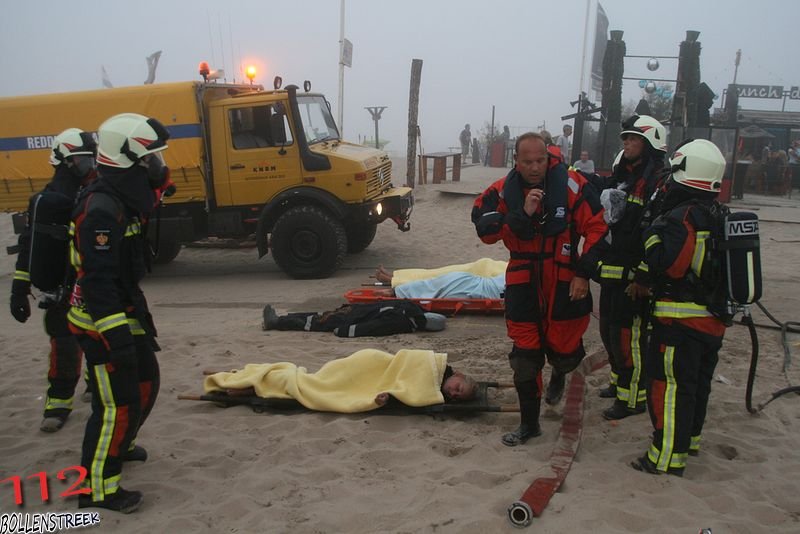 “Oefening Reddingsbrigade (NRB) en Brandweer Noordwijk”