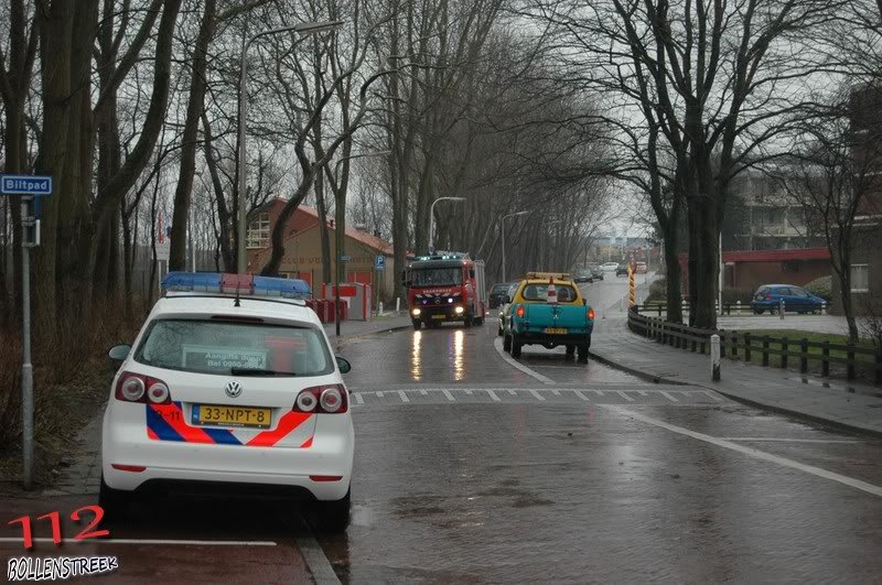 Gebouwbrand Groen van Pinstererweg Katwijk