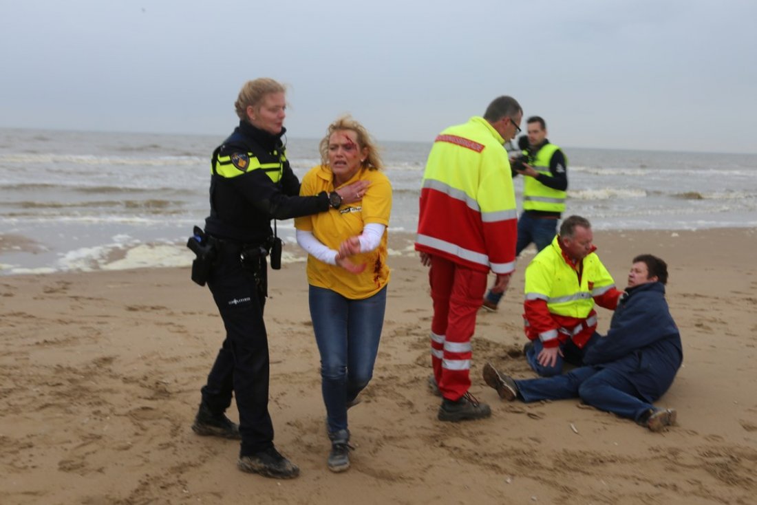 Oefening Springtij hulpdiensten op het strand