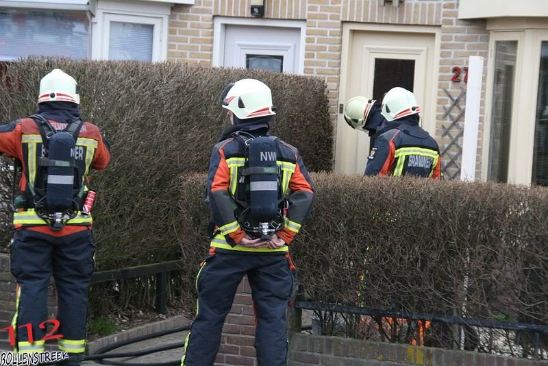 Schoorsteenbrand Golfweg Noordwijk