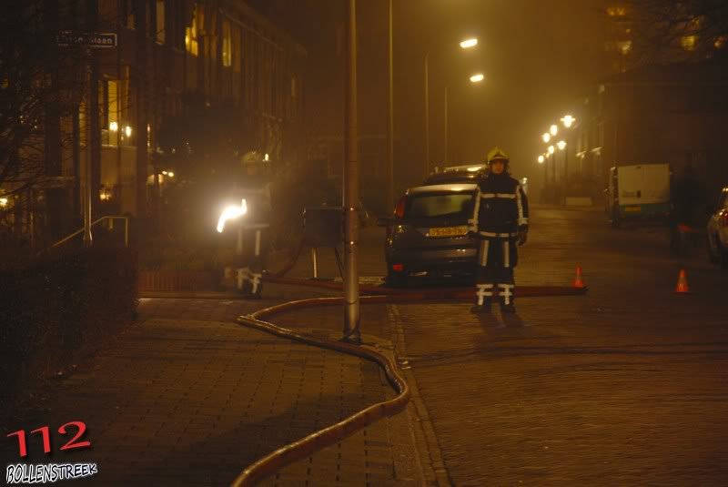 Containerbrand Willem de Zwijgerlaan/Boslaan Katwijk