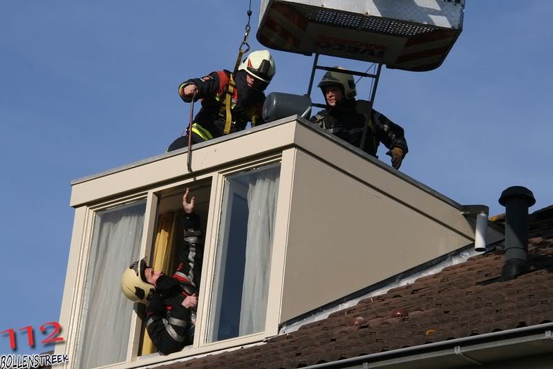 Gebouwbrand Schorrekruidweg/Wijnruitstr. Voorhout