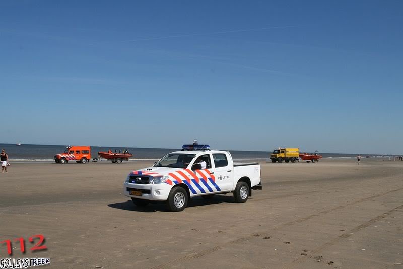 Blauwe vlag gehesen in Noordwijk door Prins Willem-Alexander