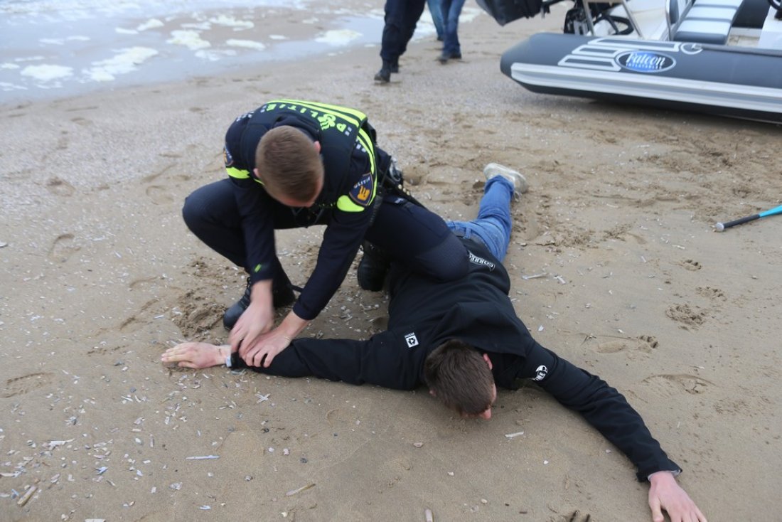 Oefening Springtij hulpdiensten op het strand