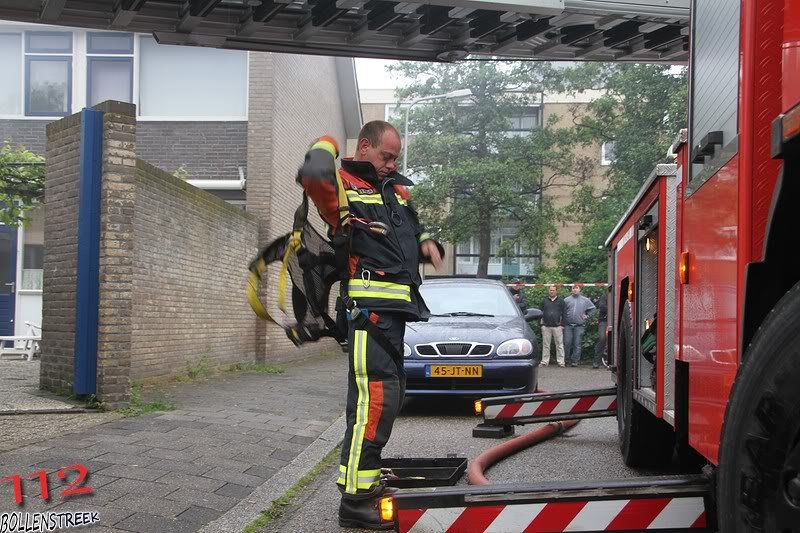 Grote brand Nassaudreef Katwijk (foto update)