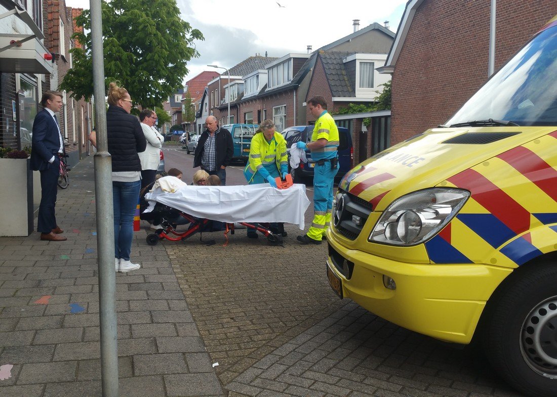 Fietsster gevallen Julianastraat Noordwijk