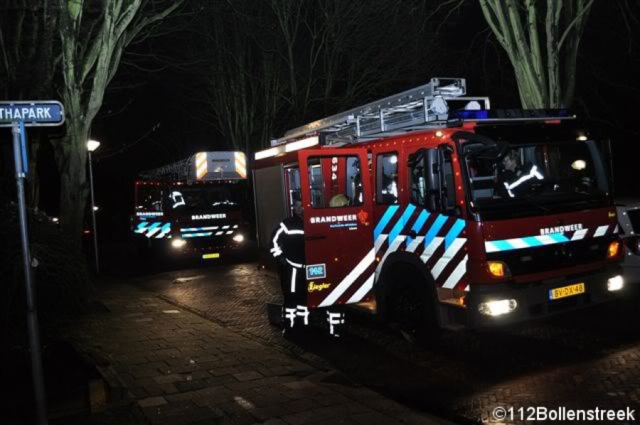 Binnenbrand Agathapark Lisse