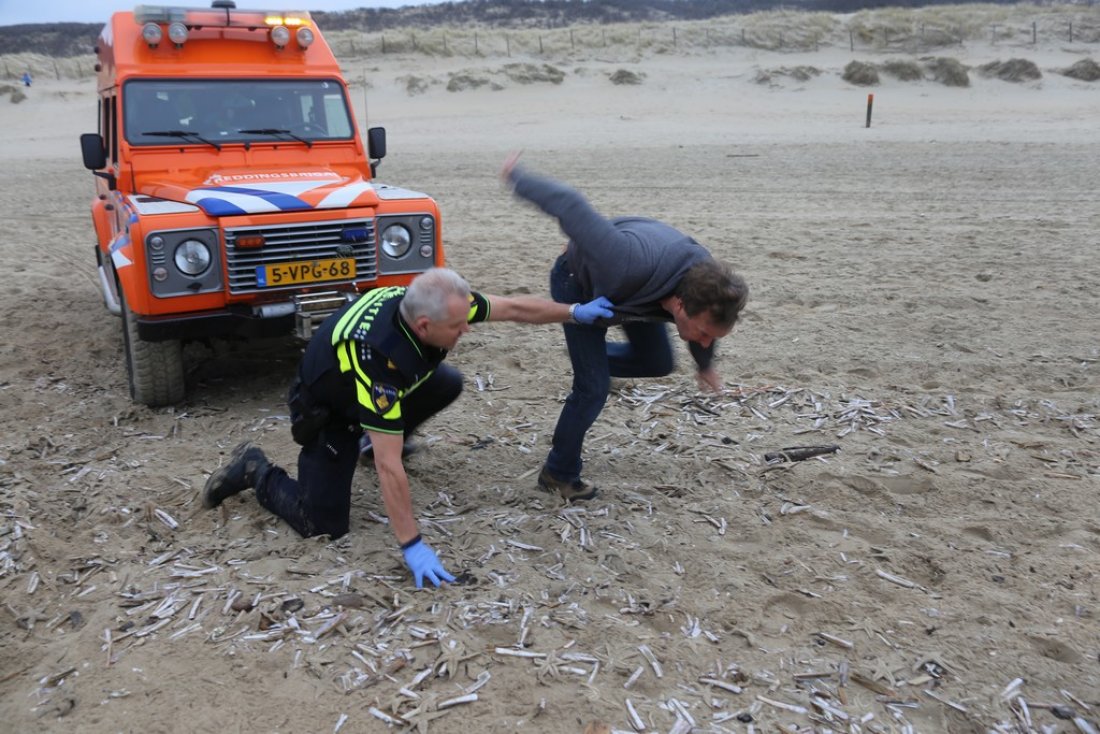 Oefening Springtij hulpdiensten op het strand