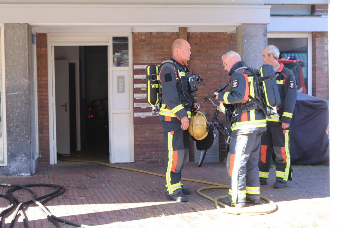 Kelderbrand Kanaalstraat Lisse