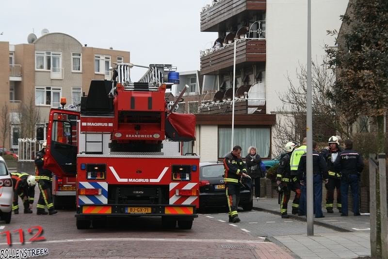 Schoorsteenbrand Golfweg Noordwijk