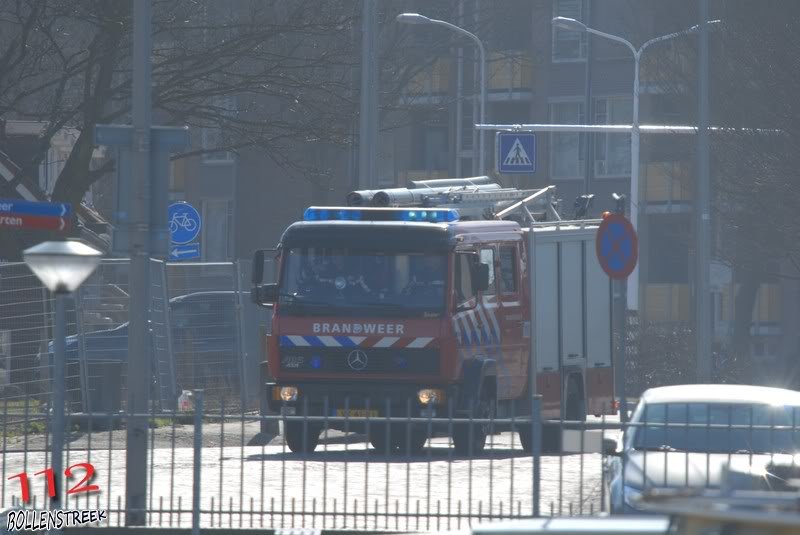 Brand in boot Haringkade Katwijk