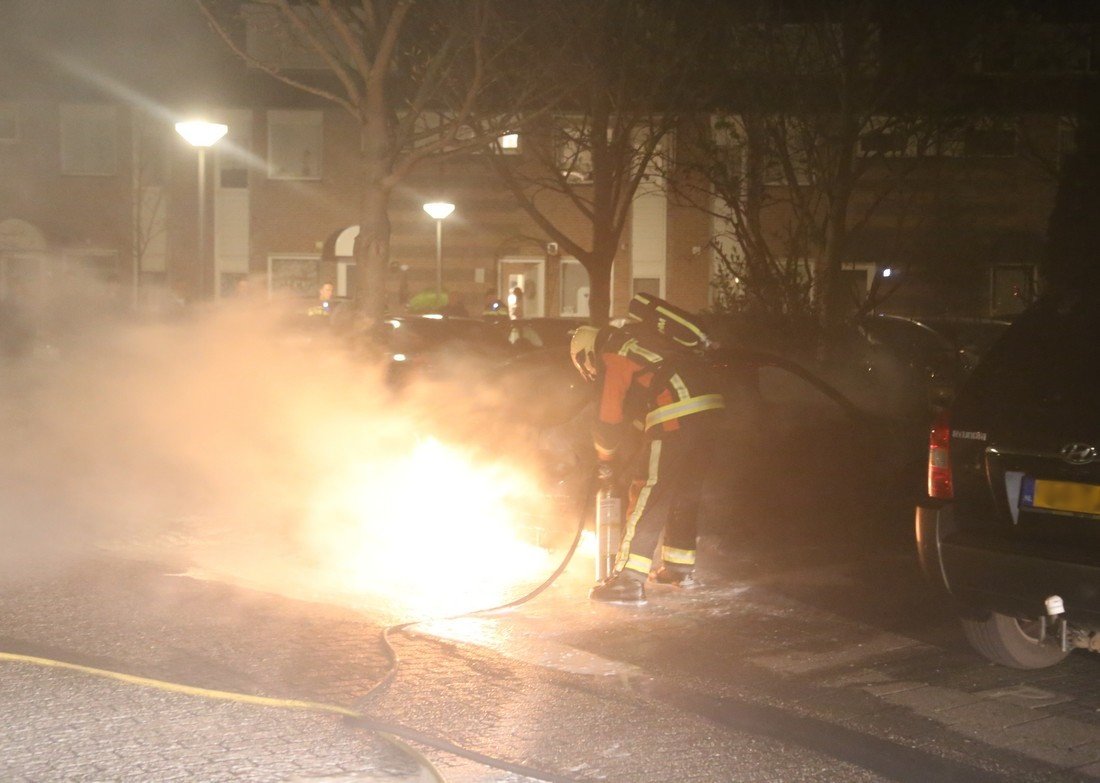 Auto brand volledig uit Westerhout Noordwijkerhout