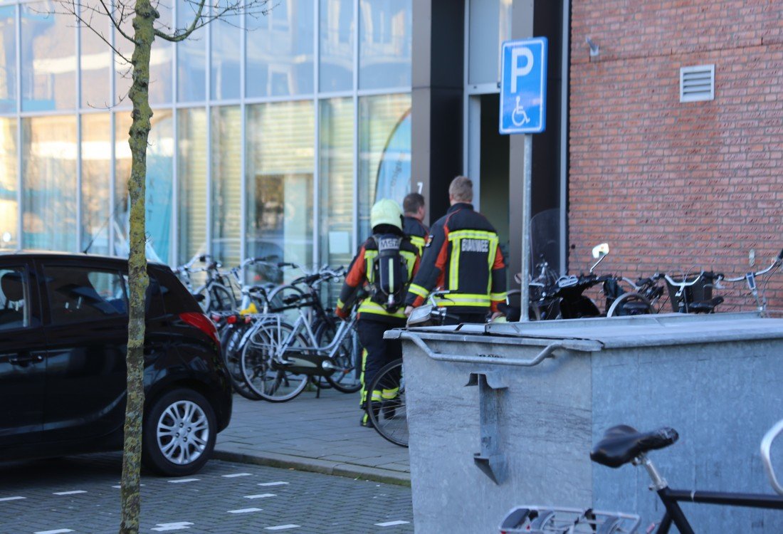 Prullenbakbrand Louis de Colignylaan Katwijk