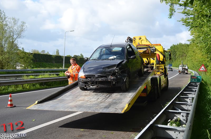 Ongeval letsel A44 R14,3 Oegstgeest