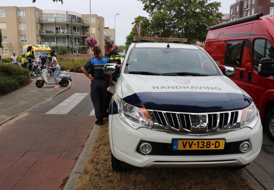 Ongeval fietsster Sandtlaan Rijnsburg