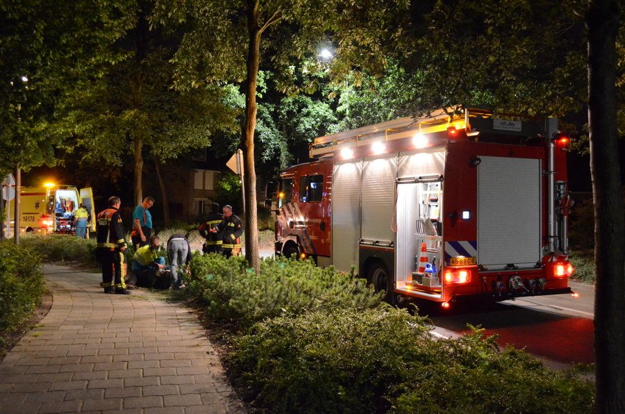 Brandgerucht en hulpverlening voor de brandweer van Voorhout