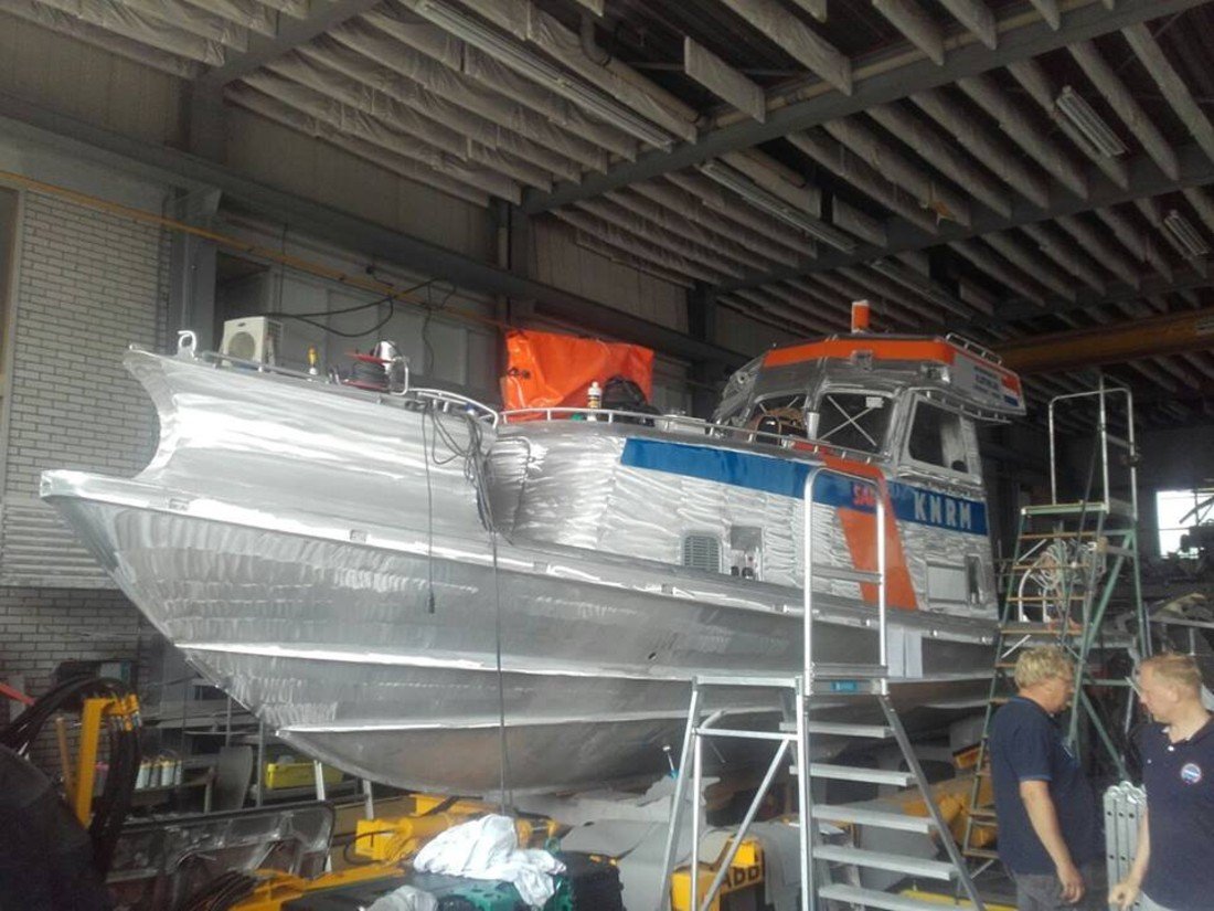 Bouw nieuwe Reddingboot station Katwijk deel 3