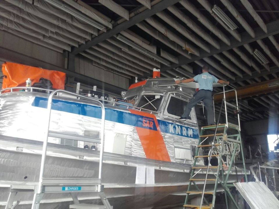 Bouw nieuwe Reddingboot station Katwijk deel 3