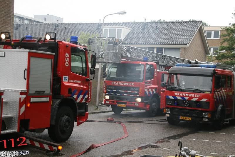 Grote brand Nassaudreef Katwijk (foto update)