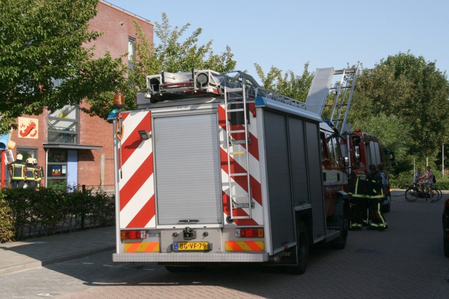 Buitenbrand Mozartlaan Voorthout