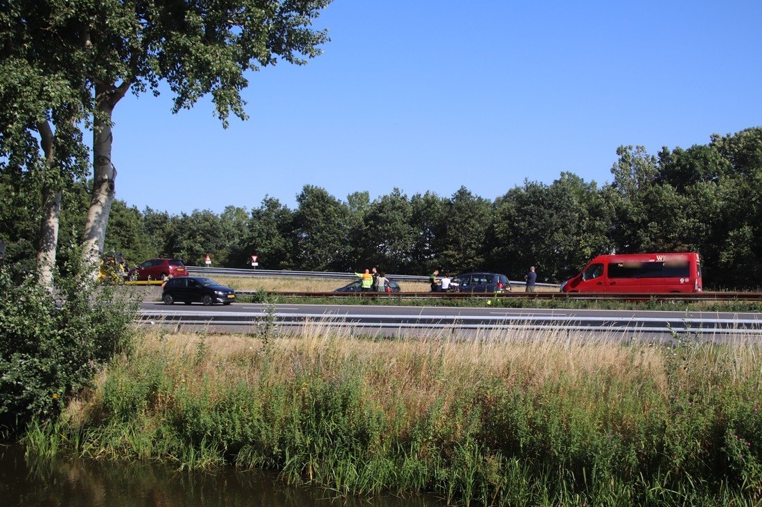 Ongeval meerdere voertuigen A44 Sassenheim