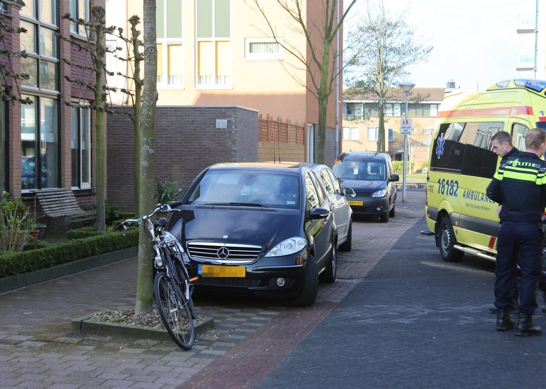 Ongeval auto met fiets Rijnsburg
