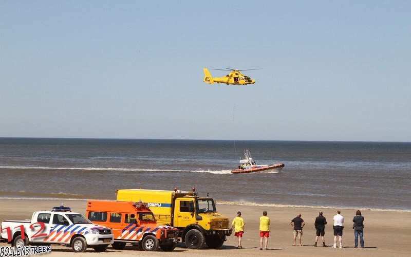 Blauwe vlag gehesen in Noordwijk door Prins Willem-Alexander