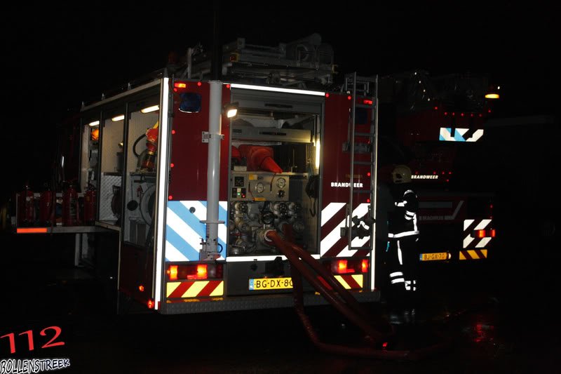 Binnenbrand woning Graaf Florislaan Rijnsburg