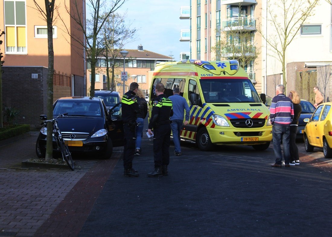 Ongeval auto met fiets Rijnsburg