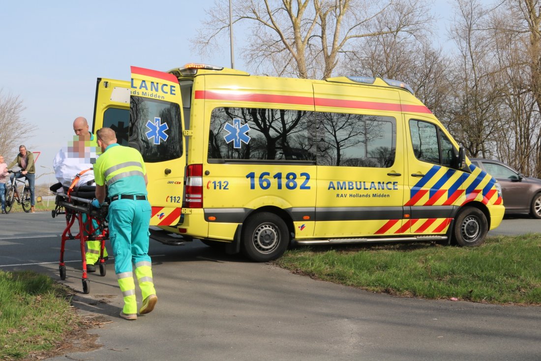 Scootmobiel komt ten van Berckelweg N444 Noordwijk