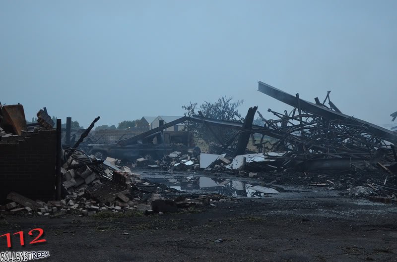 Grote brand Voorhout, nablussen + The Morning After